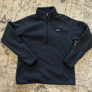 Patagonia womans Zip-Up Sweater in Deep Navy